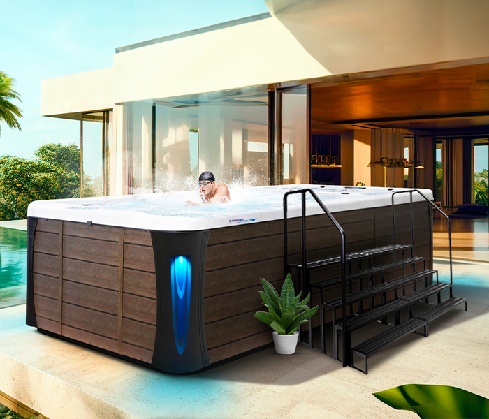 Calspas hot tub being used in a family setting - Phoenix